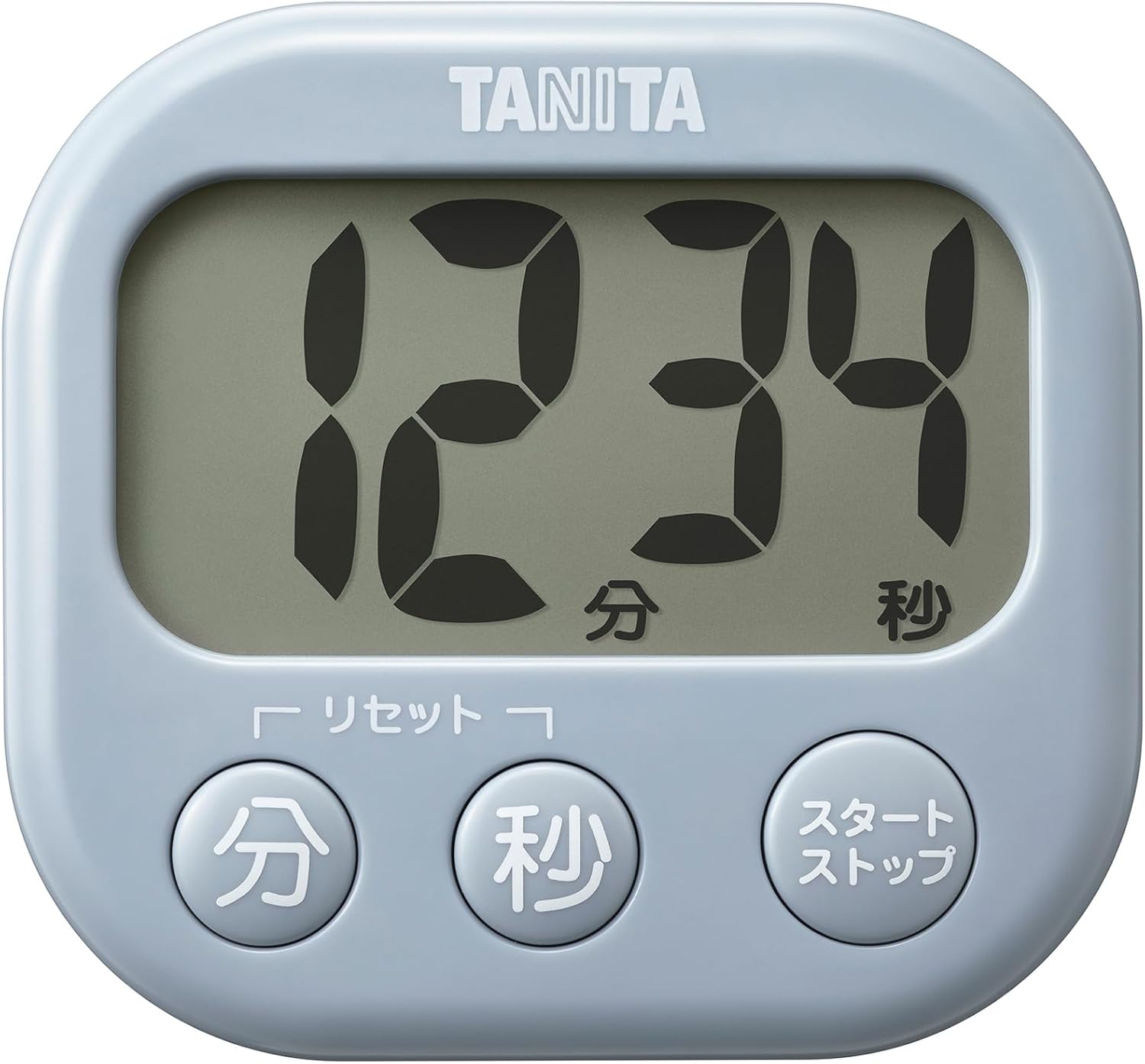 乐天商城 - ★送料無料★代引・同梱不可タニタ 抗菌でか見えタイマー ブルーグレー TD-429-BL(1個)