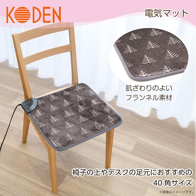 ����̵��������(KODEN) �ۥåȥޥå� �ŵ��ޥå� 40��40cm ������ �ե��ͥ� �ĥ꡼�� ������ ��ñ�����å���� ���� VWM401H-HK