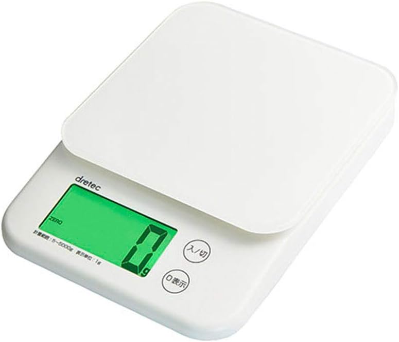 □送料無料□代引・同梱不可　dretec(ドリテック) キッチンスケール バルケット KS-513WT...