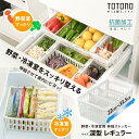 送料無料 リッチェル(Richell) トトノ 野菜・冷凍室用 伸縮ストッカー 4種類から選べるサイズ 浅型 深型 レギュラー スリム 冷蔵庫 ケース トレー 白 収納 収納ケース スペース 有効活用 ぴったりサイズ 合わせられる|詳細画像