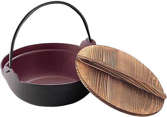 送料無料　池永鉄工 深型鍋 16cm 0.8L ガス火専用 木蓋付き