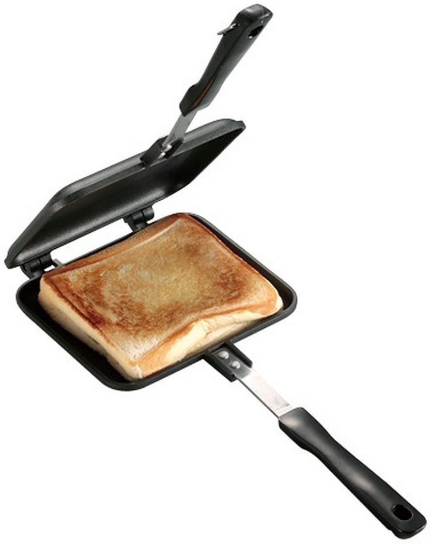 送料無料 キャプテンスタッグ(CAPTAIN STAG) UG-3005 キャストアルミ ホットサンドトースター トーストメーカー ふっ素樹脂加工通販格安セール情報 楽天 通販