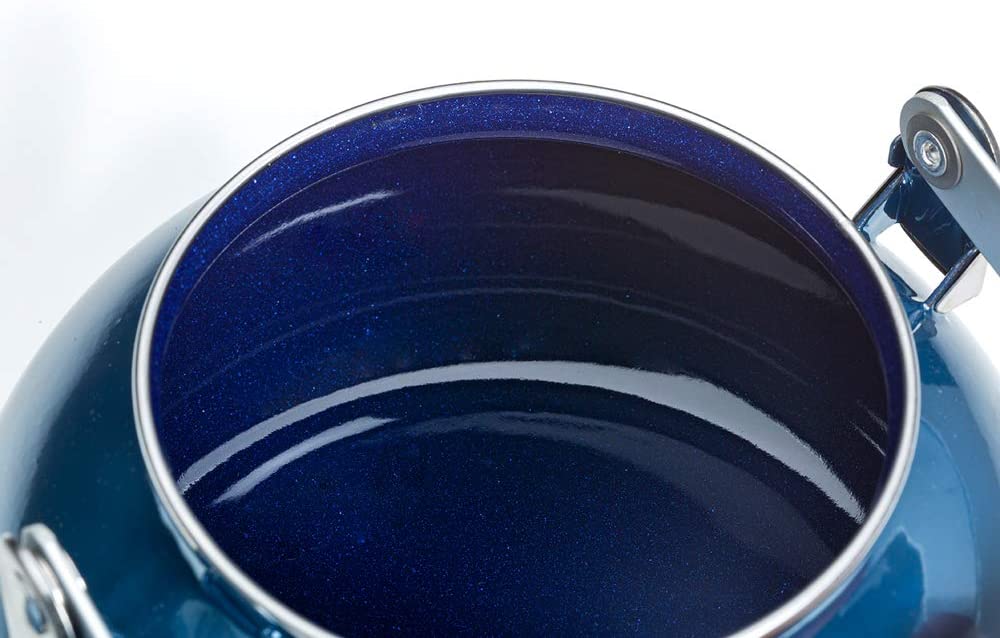 高木金属 やかん ケトル IH対応 ホーロー 2.3L オニキスブルー ONB-2.3KT