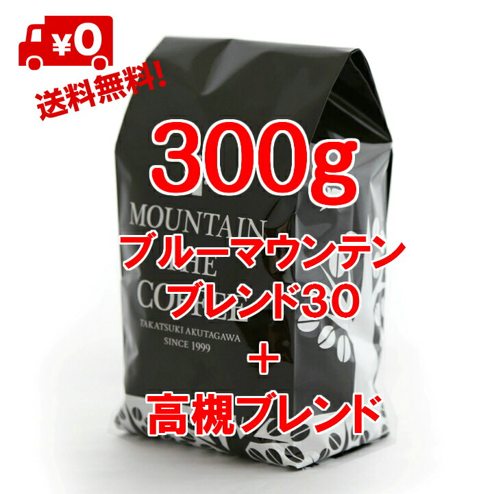 コーヒー豆 自家焙煎コーヒーマウンテン ブルーマウンテンブレンド30 150g＋高槻ブレンド 150g コクのあるブルマンで人気のブレンド+オールマイティな味の代表的ブレンド 2種類のすてきなコーヒーが楽しめます 2
