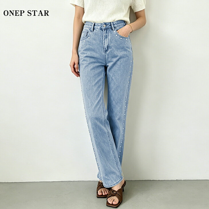 Rakuten - 【6/16 50%OFF！2点購入クーポンで】ボトムス パンツ デニムパンツ レディースファッション 20代 30代 40代 50代 60代 ワンピスター