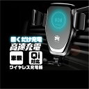 【送料無料】スマホホルダー 車載ホルダー 自動開閉式 充電機能付き 車 ワイヤレス充電 急速充電 iphone iPhone11 12 13 14 15 Pro...