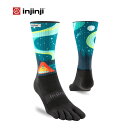 injinji (インジンジ) アーティストデザイン トレイルミッドウエイトクルー
