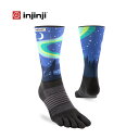 injinji (インジンジ) アーティストデザイン W’s トレイルミッドウエイトクルー