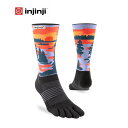 injinji (インジンジ) アーティストデザイン W’s トレイルミッドウエイトクルー