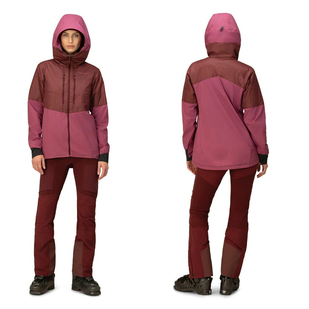 NORRONA(ノローナ)Ws lyngen aero80 insulated Zip Hood(ウィメンズ リンゲン エアロ80 インサレーテッド ジップ フード)