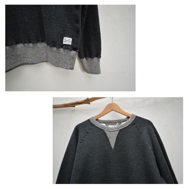 kepani［ケパニ］MEN'S Harris-2 スウェット クルーネック　TS-8301MS