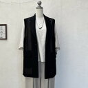 cafune(カフネ)メッシュベスト 525401 mesh tailored gilet(4)