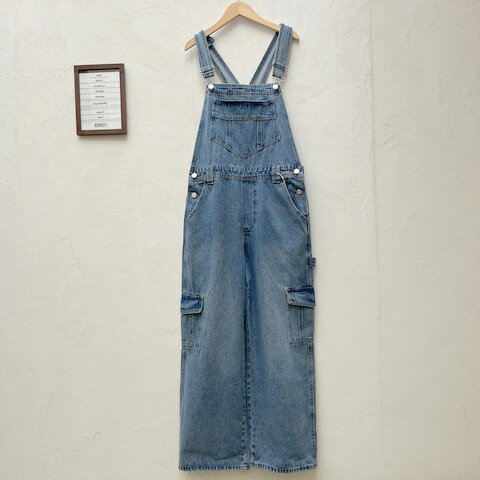 L'ours Polaire et Bleu(ルス・ポレイル&ブルー) ペインター仕様デニムサロペット 25316035 L'ours Polaire et Bleu(ルス・ポレイル&ブルー) ペインター仕様デニムサロペット 25316035
