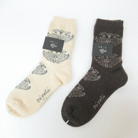 松尾ミユキ 靴下 レディース 【松尾ミユキ】たんぽぽ　G.M.S..ウールブレンドソックス Dandelions Wool blend socks MM108