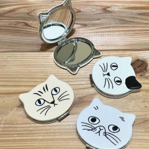 楽天市場】猫型 鏡の通販