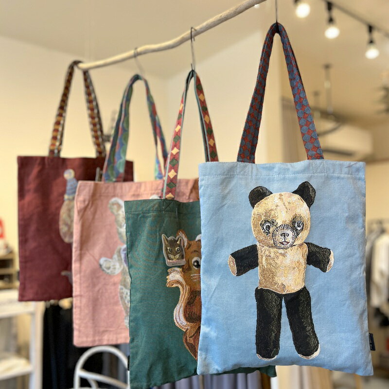 【Nathalie Lete】 ナタリー・レテ レクタングル トートバッグ Rectangle tote bag Animalのサムネイル
