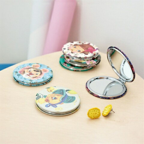 ナタリー・レテ 丸型コンパクトミラー Nathalie Lete Compact mirror 51109 ナタリー・レテ 丸型コンパクトミラー Nathalie Lete Compact mirror 51109