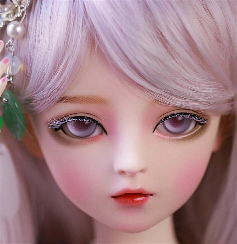 高級感満載☆高品質 100％ハンドメイド 手作り 関節可動 BJDドール プレゼント コレクション 1/3関節人形 BJDドール 本体+眼球+顔メイク+かつら+服+靴 60CM