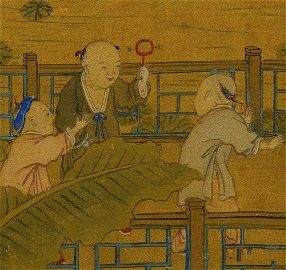 【送料無料】＜でんでん太鼓＞昔懐かしいおもちゃです。懐かしい おもちゃ 民芸玩具 伝統玩具 ガラガラ カチカチ ラトル 赤ちゃん 厄除け 3