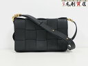 BOTTEGA VENETA ボッテガヴェネタ カセット クロスボディバッグ レザー ゴールド金具 美品 【中古】ショルダーバッグ