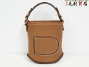 デルヴォー Delvaux Pin Mini Bucket パン ミニ バケット サーピケ トリヨンソフト ベジタル アイボリー AA0607ATT0ADNDO 極上美品 【中古】バッグ