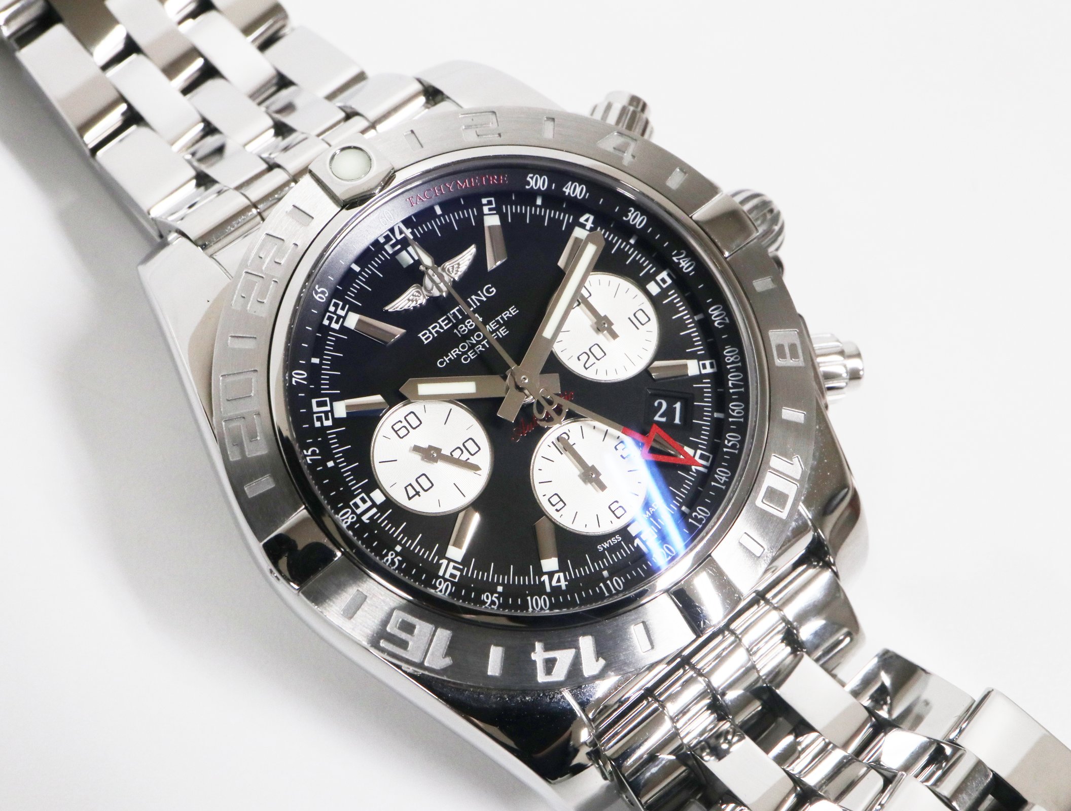 ブライトリング BREITLING クロノマット44 GMT AB0420 ステンレス 自動巻き メンズ 【中古】 時計