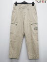 Stone Island ストーンアイランド コンパスバッジ コットン パンツ ブラック 8015319F1 V0090 サイズ28 【中古】 メンズ パンツ