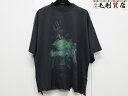 バレンシアガ BALENCIAGA DIY Imprint Tシャツ 783399 ウォッシュド ブラック ヴィンテージジャージー サイズ2 【中古】カットソー