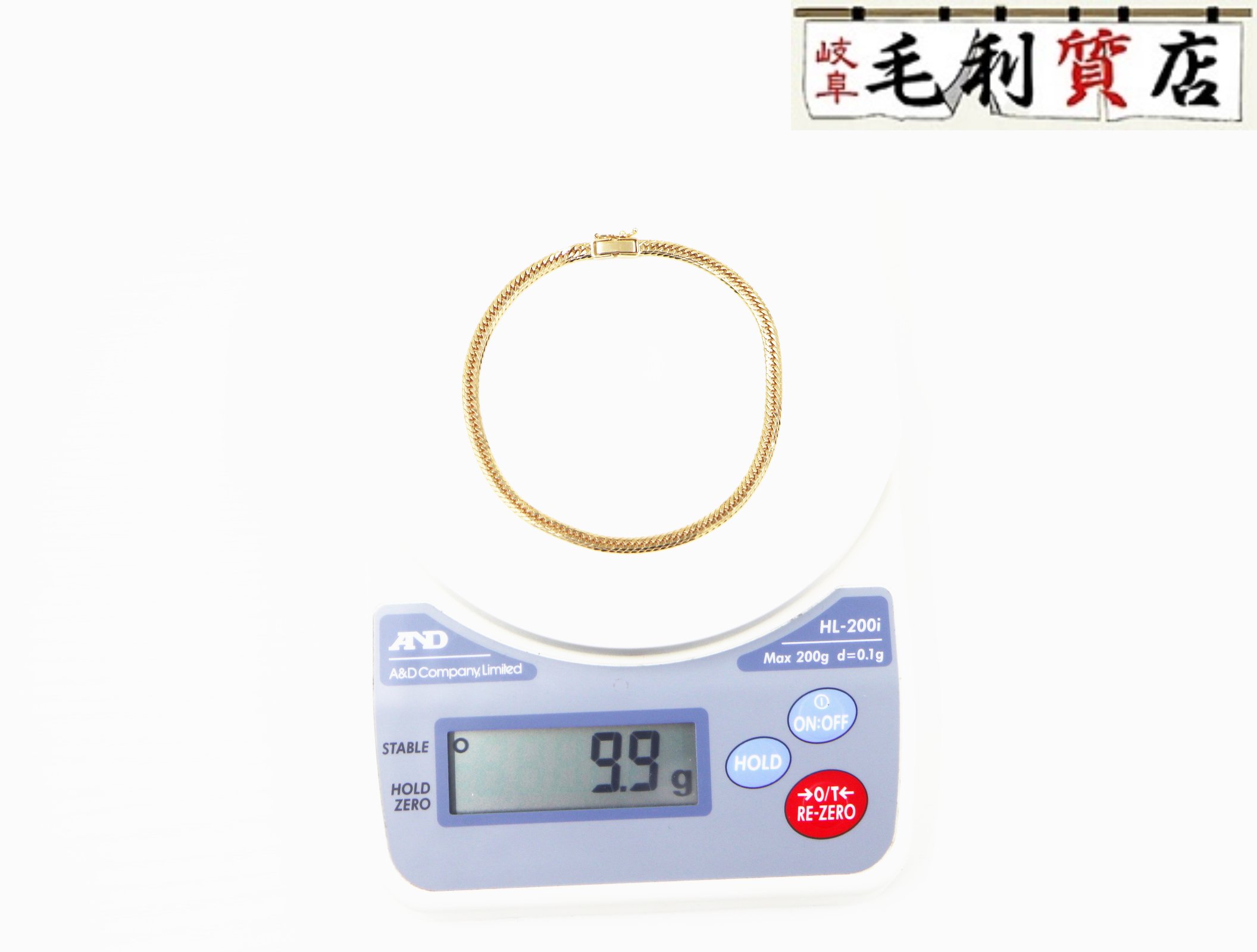 K18 キヘイ 喜平 アンクレット ミラーカット 9.9g 18金 イエローゴールド 750 YG【中古】ジュエリー