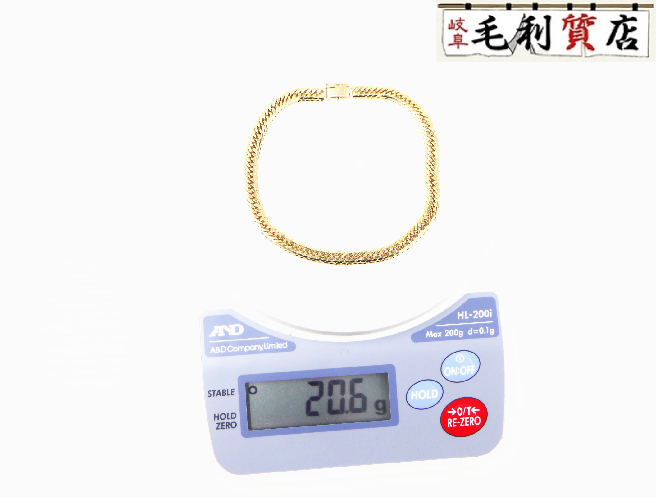 K18 キヘイ 喜平 アンクレット ミラーカット 20.6g 18金 イエローゴールド 750 YG【中古】ジュエリー