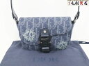 クリスチャン ディオール Christian Dior ショルダーバッグ オブリーク ティアーズコレクション サドルバッグ 2ADCA435DDO 極上美品 【...