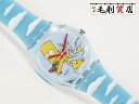 スウォッチ SWATCH ザ シンプソンズ コラボモデル ANGEL BART SO28Z115 ユニセックス ラバー スカイブルー クォーツ 【未使用】 時計