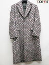 ルイヴィトン LOUISVUITTON サイズ48 21AW RM212 HI8 HLC70E モノグラム リサイクル生地 コート グレー 極上美品 【中古】コ...