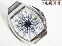 フランクミュラー FRANCK MULLER V45SCDTJ YACHTING ブルー ステンレス 自動巻き メンズ 【中古】 時計