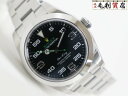 極美品!!ROLEX 116900 ランダム番 エアキング ブラック ステンレス 自動巻き ロレックス メンズ 【中古】 時計