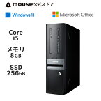 mouse SL5-MA-AB [ Windows 11 ] デスクトップ パソコン Core i5-11400 8GBメモリ 256GB M.2 SSD DVDドライブ 無線LAN Microsoft Office付き マウスコンピューター PC BTO 新品