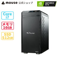 G-Tune PM-B-MA ゲーミングPC デスクトップ パソコン Windows10 Core i7-10700 16GB メモリ 512GB M.2 SSD GeForce GTX1660 SUPER mouse マウスコンピューター BTO 新品