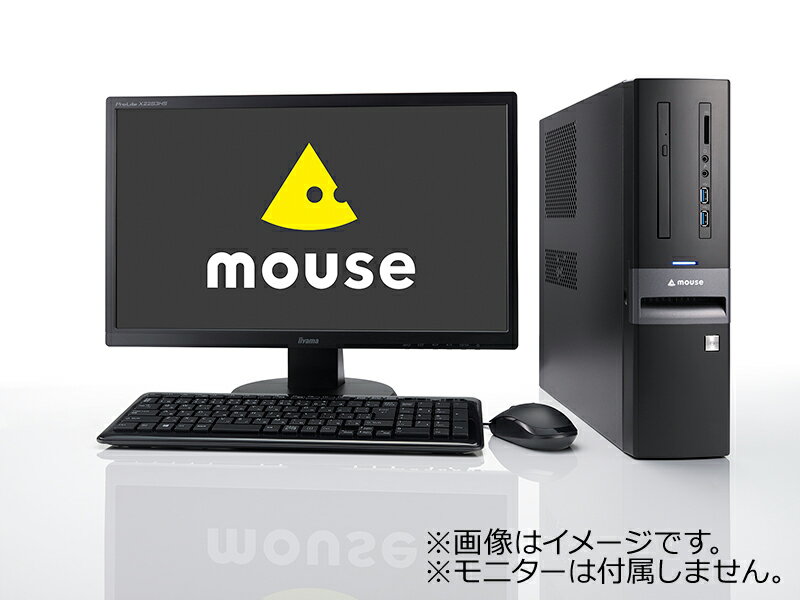 【マラソン期間中★ポイント10倍！】LM-iHS410SD-SH-MA-AP デスクトップ パソコン Windows10 Core i5-9400 8GB メモリ 128GB M.2 SSD 1TB HDD Microsoft Office付き mouse マウスコンピューター PC BTO 新品