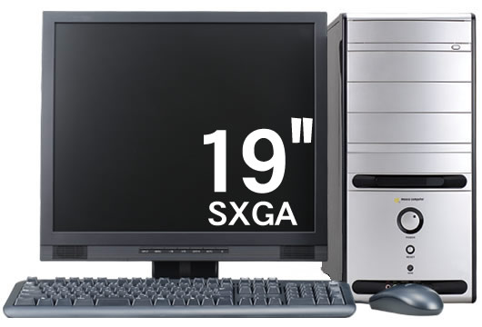 【19インチ液晶セット】高速3DグラフィックスGeForce7600GTに、大容量2GBメモリを搭載MDV ADVAN...
