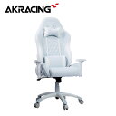 【最大2万円オフクーポン＆エントリーでP10倍♪】AKRacing(エーケーレーシング) AKR-TSUBASA/HONDA 本田翼 監修オリジナルカラーモデル ゲーミングチェア おすすめ かわいい ホワイト ※メーカー直送の為、配送業者・時間指定不可