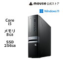 【最大2万円オフCP＆ポイント5倍！】mouse SH-I5U01 [ Windows 11 ] Core i5-13400 8GB メモリ 256GB M.2 SSD デスクトップ パソコン ..