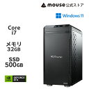 G TUNE DG-I7G60 ゲーミングPC デスクトップ パソコン Core i7 14700F 32GB メモリ 500GB SSD GeForce RTX 5060 選べる Office付き 新品 マウスコンピューター mouse PC ※2025/7/10よりRTX 5060搭載後継モデルになります