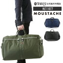 【ポイント最大10倍&クーポン配布中！5/9 19:59まで】MOUSTACHE/ムスタッシュ ボストンバッグ メンズ/レディース ナイロン ブラック/ネイビー/カーキ 大容量 HLT-1077