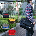 【ポイント最大10倍&クーポン配布中！5/9 19:59まで】MOUSTACHE/ムスタッシュ ショルダーバッグ メンズ/レディース ポリエステル ブラック/ネイビー/ブルー/マスタード/レッド 小さめ BEN-0883