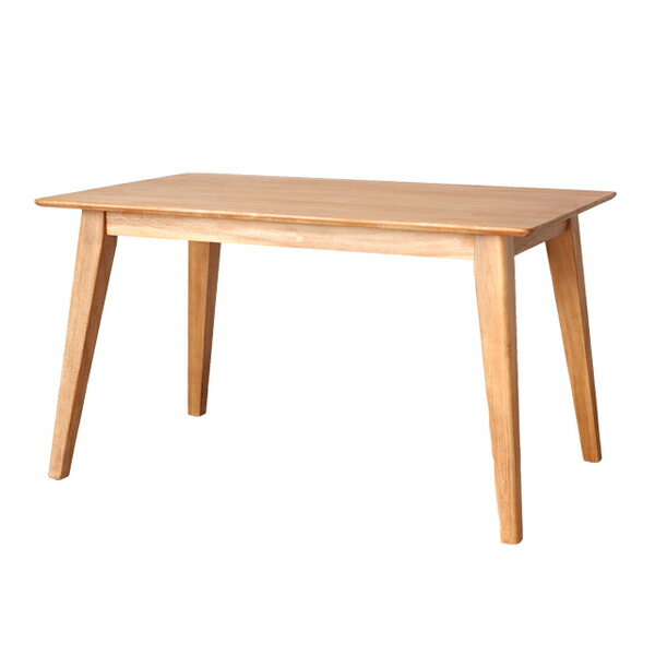 サンフラワーラタン チーク無垢材 ナチュラルダイニングテーブル 125cm幅（オプション伸長可） T725XP [Breeze シリーズ]【家具 インテリア ダイニングテーブル 机 食卓 125cm 4人用 】