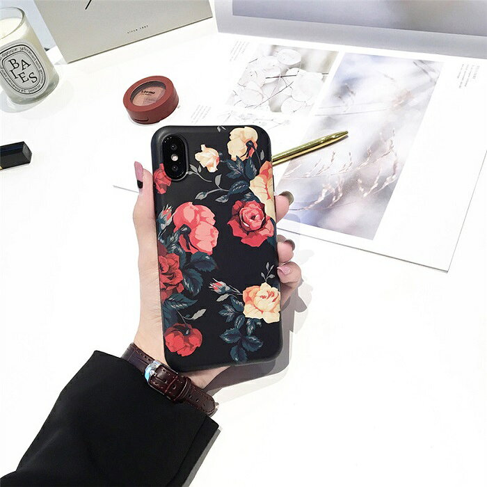 【訳あり/アウトレット】花柄 iPhone11 ケース 花 iPhone 11 Pro iPhone8 スマホケース おしゃれ ソフトケース 韓国 可愛い iPhone 11 カバー iPhone11プロ アイフォン11 アイフォン8 iPhone7ケース アイホン 11 Pro Max はな 大人 大人かわいい 薔薇 バラ柄 お洒落 TPU move-online-10001346 ムーブ サンプル画像3