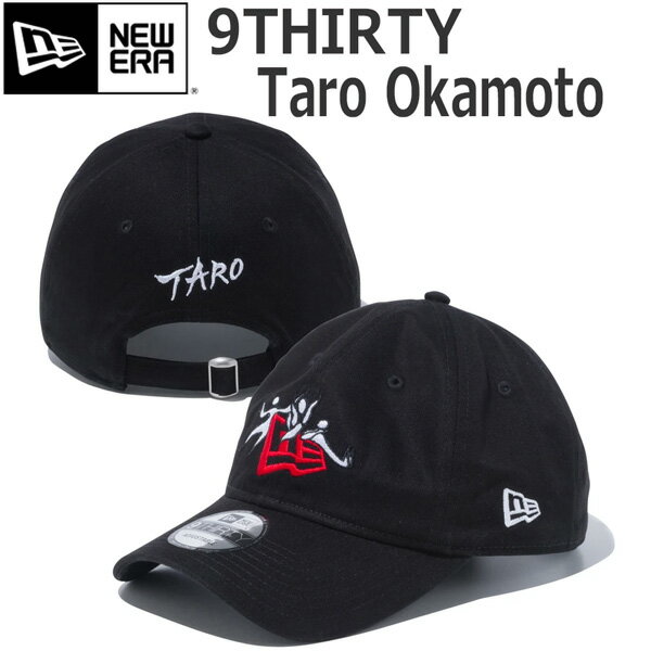 キャップ 帽子 ニューエラ NEW ERA 9THIRTY クロスストラップ 岡本太郎 Taro Okamoto ブラック