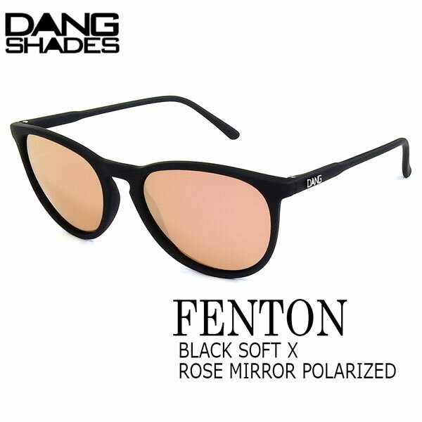 TOX t@bV X|[c DANG SHADE _VFCY FENTON BLACK SOFT X ROSE MIRROR POLARIZED tFg y lC