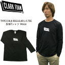 T[tB CLARKFORM TYPE E BLK REGULAR L/S TEE MTCŶ N[NtH[ TVc [֔z