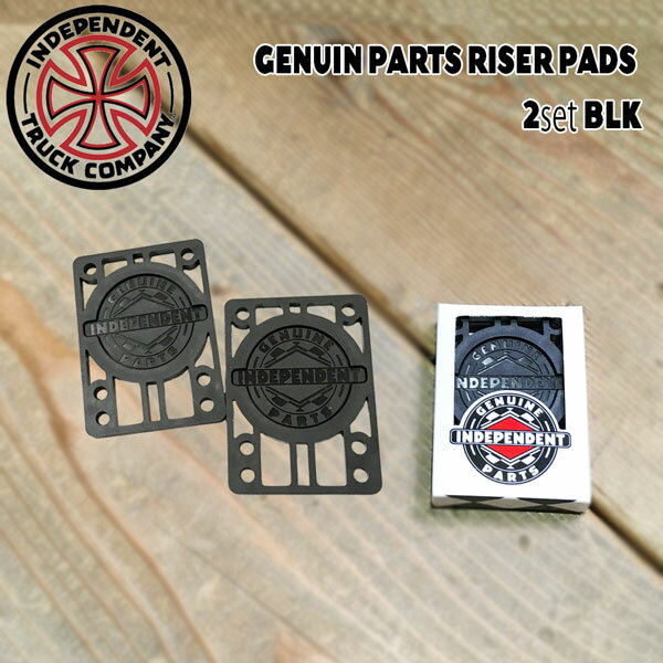 ܡ 饤ѥå INDEPENDET GENUIN PARTS RISER PADS 2 BLK ǥڥǥ INDY ᡼